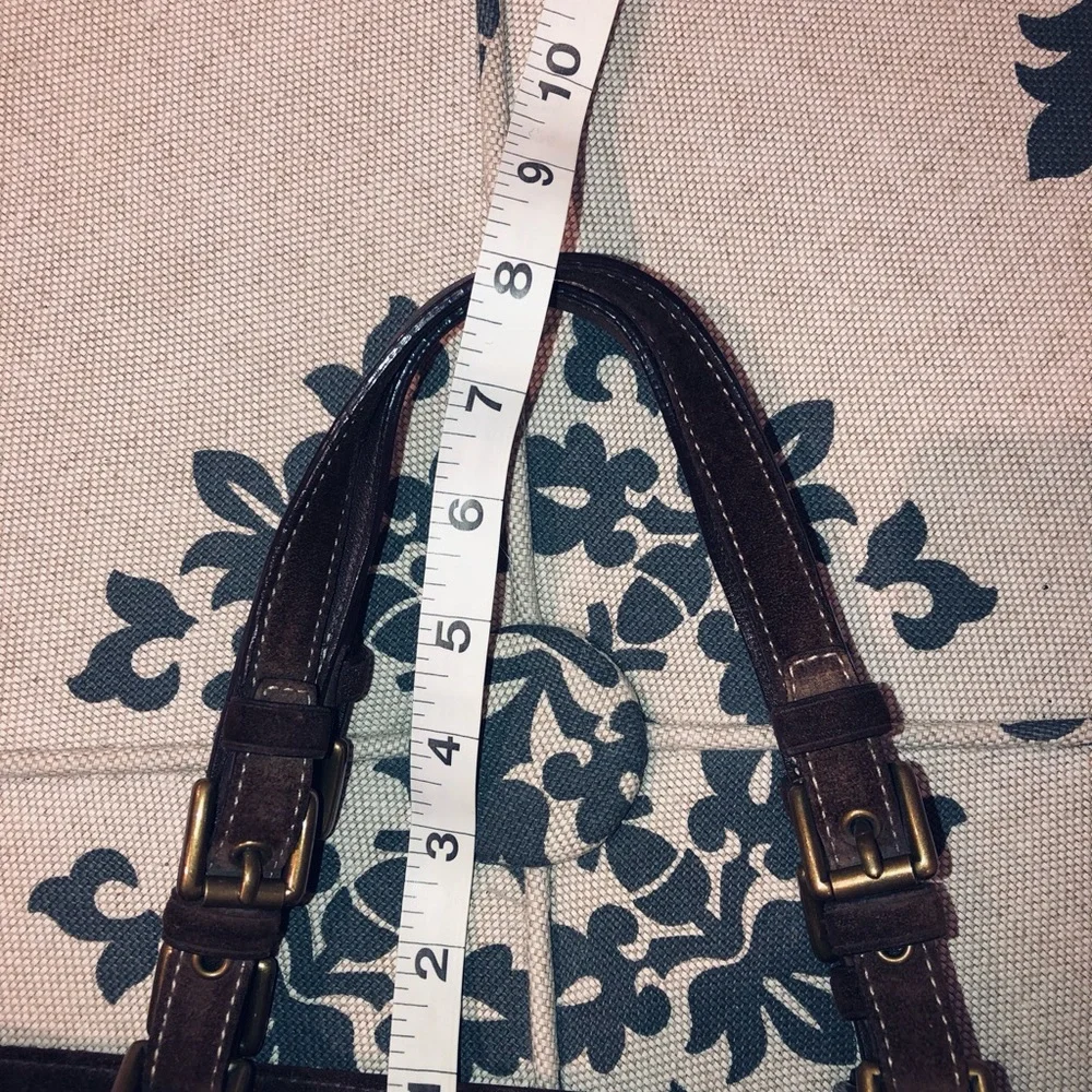 Coach Suede Brown Tote - Picture 9 of 10